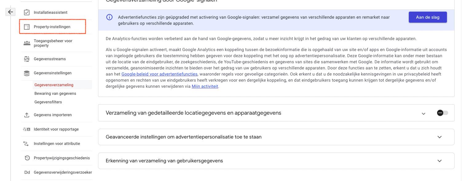 stap 4 google analytics