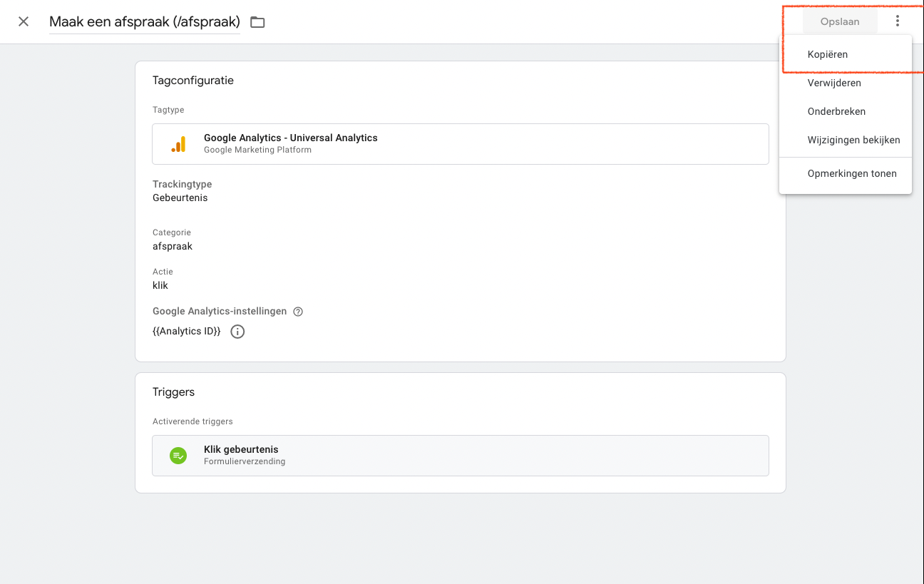 stap 6 google analytics